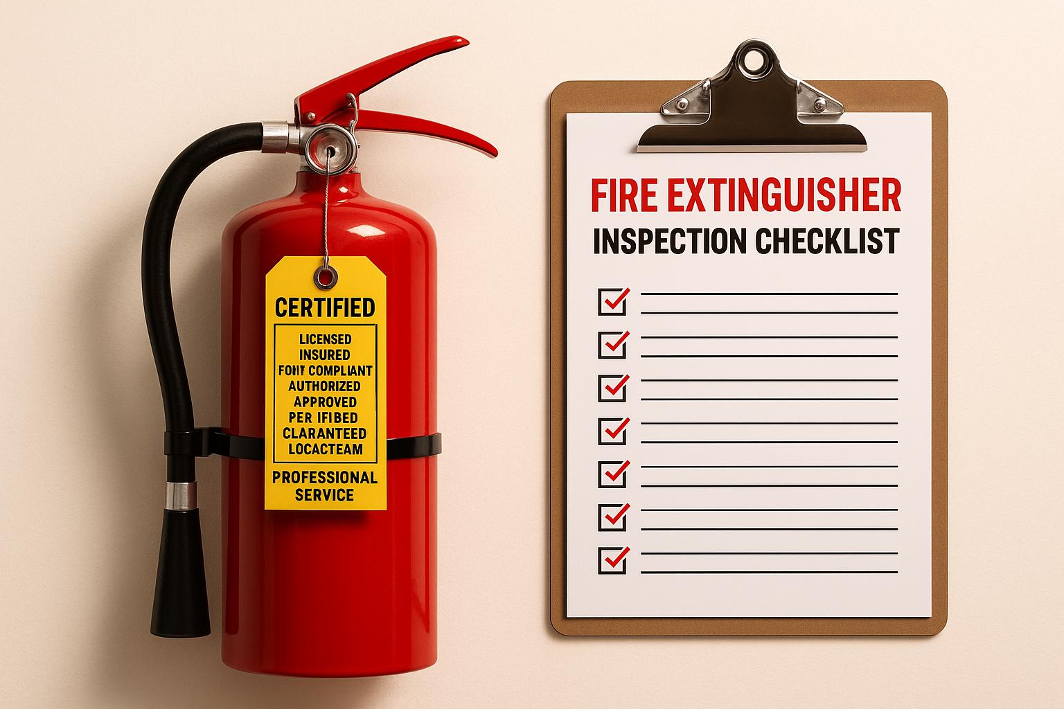 Fire Extinguisher Inspection Checklist